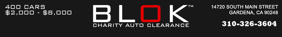 BLOK Charity Auto Clearance